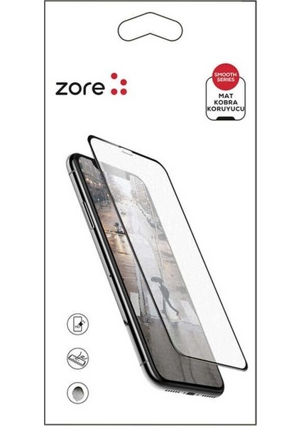 Huawei Y6P Uyumlu Zore Mat Kobra Ekran Koruyucu