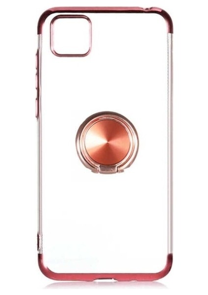 Huawei Y5P Uyumlu Kılıf Zore Gess Silikon, Rose Gold