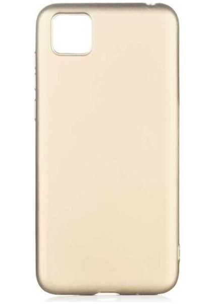 Huawei Y5P Uyumlu Kılıf Zore Premier Silikon Kapak, Gold