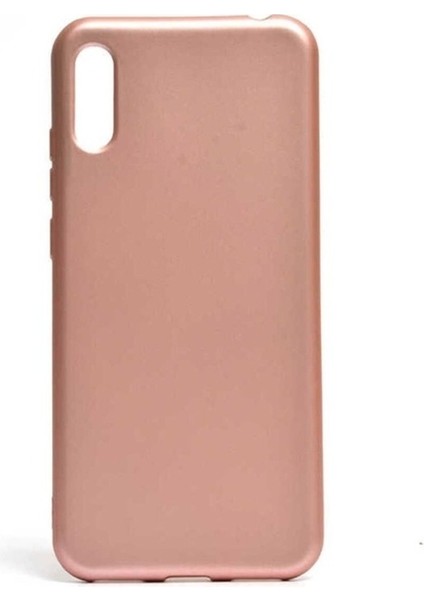 Huawei Y6 2019 Uyumlu Kılıf Zore Premier Silikon Kapak, Rose Gold