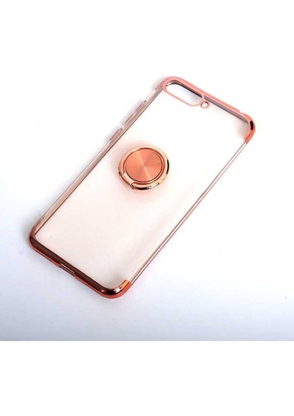 Huawei Y6 2018 Uyumlu Kılıf Zore Gess Silikon, Rose Gold