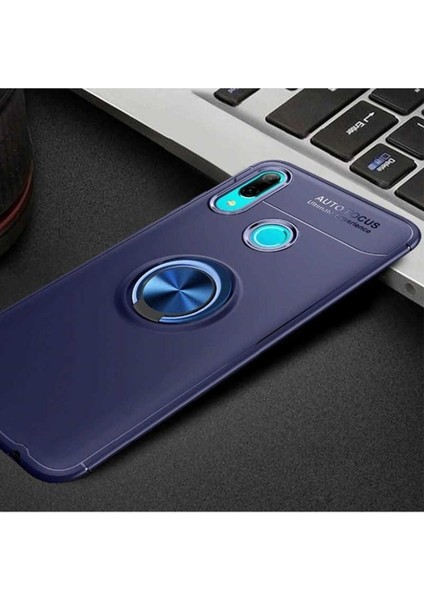 Huawei Y6 2019 Uyumlu Kılıf Zore Ravel Silikon Kapak, Mavi