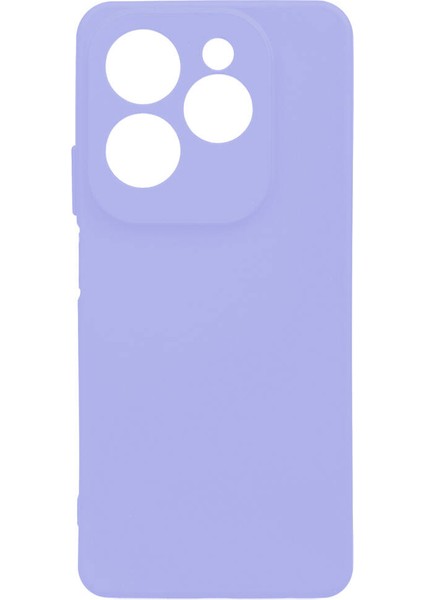Infinix Hot 40 Pro Uyumlu Kılıf Zore Biye Silikon, Lila