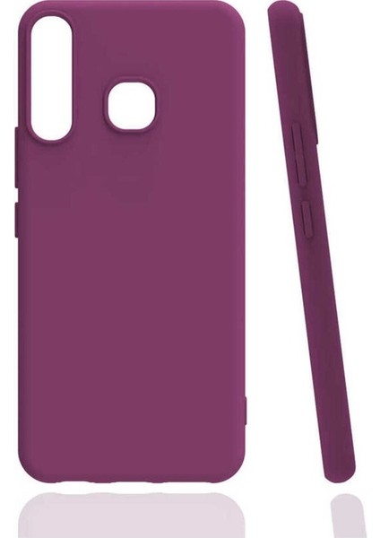 Infinix Hot 8 Uyumlu Kılıf Zore Biye Silikon, Mor