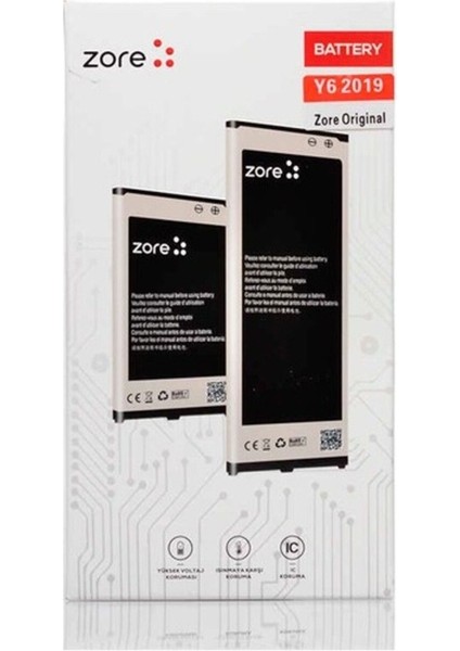 Huawei Y6 2019 Uyumlu Zore Tam Orjinal Batarya