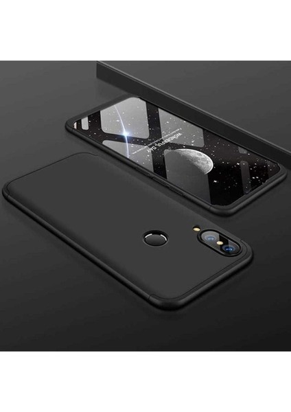 Huawei Y7 Prime 2019 Uyumlu Kılıf Zore Ays Kapak, Siyah