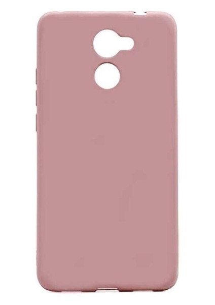 Huawei Y7 Prime Uyumlu Kılıf Zore Premier Silikon Kapak, Rose Gold