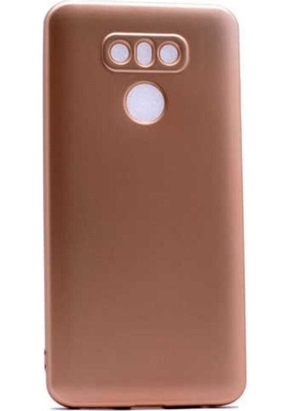 Lg G6 Uyumlu Kılıf Zore Premier Silikon Kapak, Gold