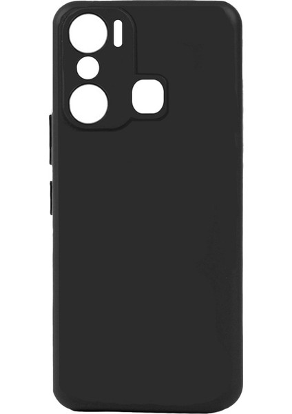 Infinix Hot 20I Uyumlu Kılıf Zore Biye Silikon, Siyah
