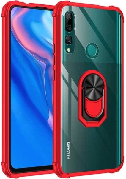 Huawei Y9 Prime 2019 Uyumlu Kılıf Zore Mola Kapak, Kırmızı