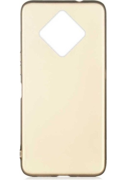 Infinix Zero 8 Uyumlu Kılıf Zore Premier Silikon Kapak, Gold