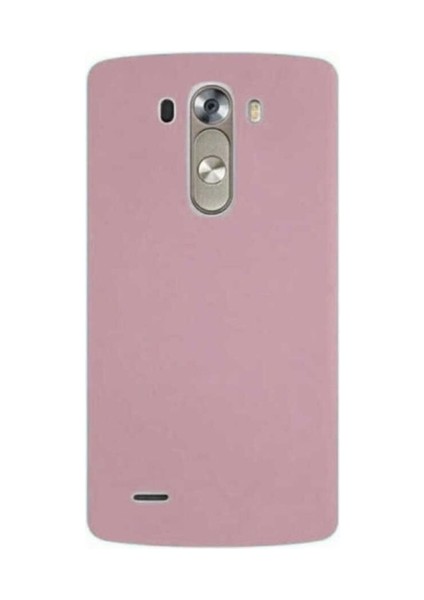 Lg G3 Uyumlu Kılıf Zore Premier Silikon Kapak, Rose Gold