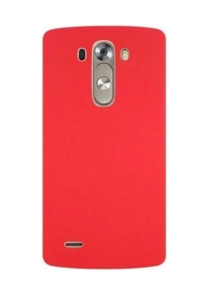 Lg G3 Uyumlu Kılıf Zore Premier Silikon Kapak, Kırmızı