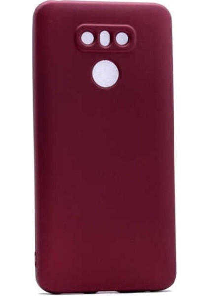 Lg G6 Uyumlu Kılıf Zore Premier Silikon Kapak, Bordo