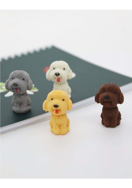 Beyaz Sevimli Dost Köpek Silgili Kalem Başlığı fırsatları