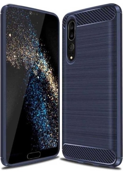 Huawei P20 Pro Uyumlu Kılıf Zore Room Silikon Kapak, Lacivert