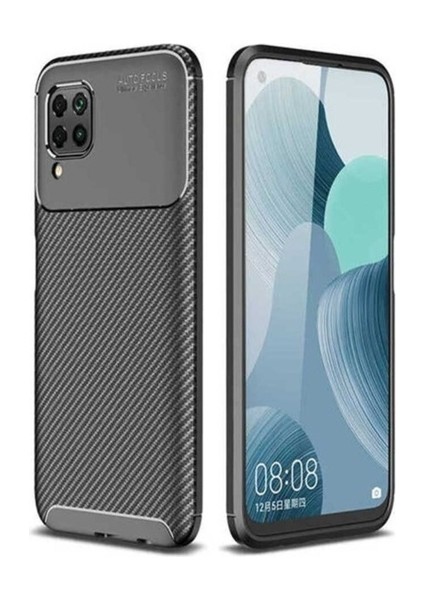 Huawei P40 Lite Uyumlu Kılıf Zore Negro Silikon Kapak, Siyah
