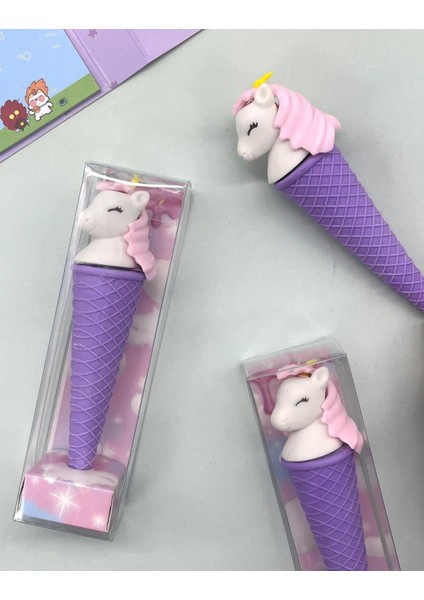 Mor Renkli Unicorn Külah Silgi fiyatları