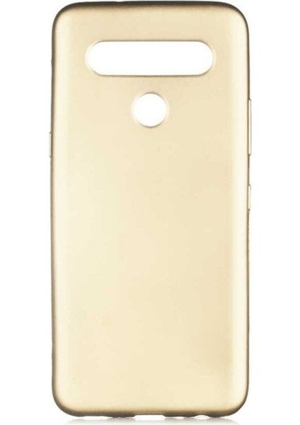 Lg K61 Uyumlu Kılıf Zore Premier Silikon Kapak, Gold