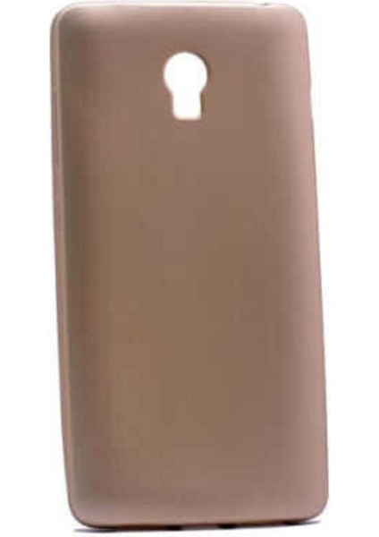 Lenovo Vibe P1M Uyumlu Kılıf Zore Premier Silikon Kapak, Gold