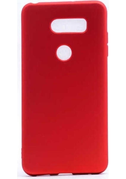 Lg V30 Uyumlu Kılıf Zore Premier Silikon Kapak, Kırmızı