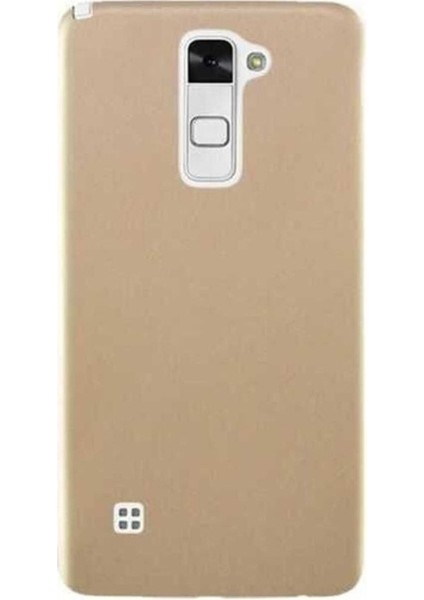 Lg Stylus 2 Uyumlu Kılıf Zore Premier Silikon Kapak, Gold