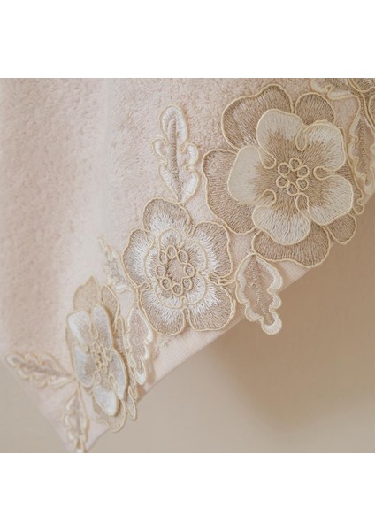 Sedef Çiçek Dantelli El Havlusu (30 x 50 Cm) modelleri