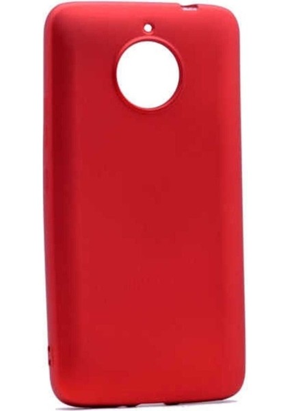 Lenovo Moto E4 Plus Uyumlu Kılıf Zore Premier Silikon Kapak, Kırmızı