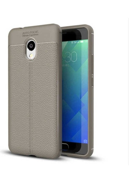 Meizu M5S Uyumlu Kılıf Zore Niss Silikon Kapak, Gri