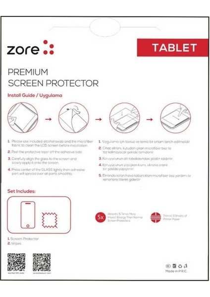 Lenovo Tab M10 Plus TB-125F - TB-128F 3. Jenerasyon Uyumlu Zore Tablet Blue Nano Ekran Koruyucu