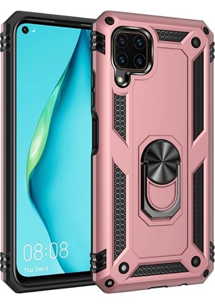 Huawei P40 Lite Uyumlu Kılıf Zore Vega Kapak, Rose Gold