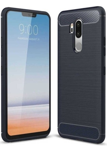 Lg G7 Uyumlu Kılıf Zore Room Silikon Kapak, Lacivert