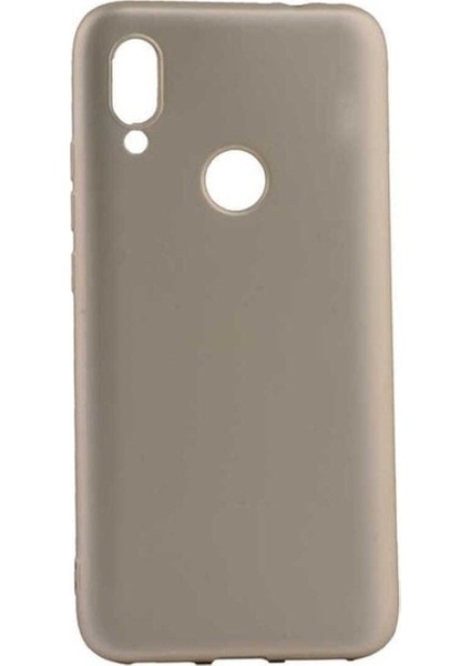 Meizu Note 9 Uyumlu Kılıf Zore Premier Silikon Kapak, Gold