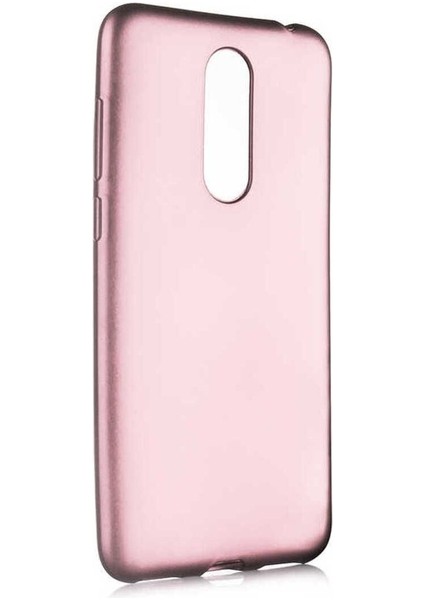 Meizu M6T Uyumlu Kılıf Zore Premier Silikon Kapak, Rose Gold