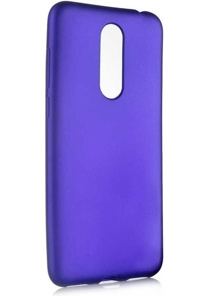 Meizu M6T Uyumlu Kılıf Zore Premier Silikon Kapak, Saks Mavi