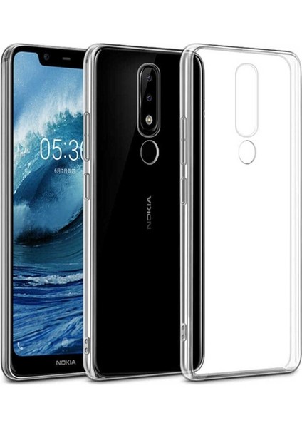 Nokia 5.1 Plus Uyumlu Kılıf Zore Süper Silikon Kapak