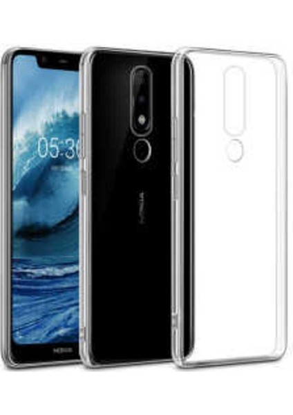 Nokia 5.1 Plus Uyumlu Kılıf Zore Süper Silikon Kapak