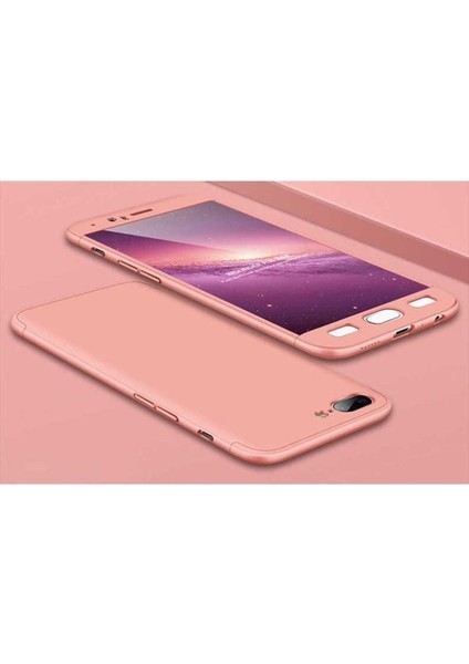 Oneplus 5 Uyumlu Kılıf Zore Ays Kapak, Rose Gold