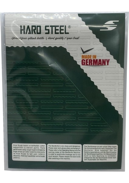 Hızar Makinesi Bıçağı Konvex (Dalgalı) / 5070*10*0.45