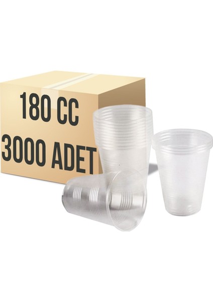 180 cc Otomat Plastik Bardak 3000 Adet