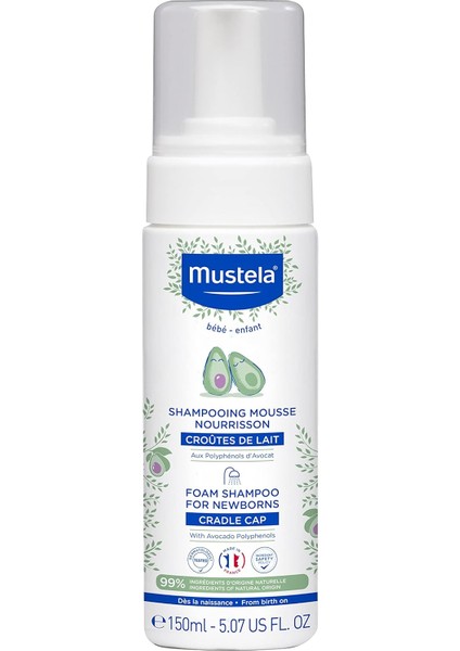 150 ml Konak Önleyici Köpük Şampuan, Yenidoğan Bebekler Için (Foam Shampoo For Newborns)