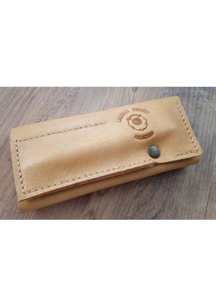 Gerçek Deri Tamamen El Emeği Özel Kalemleriniz Için Kalemlik Kalemkutu 8 x 18 cm 15T4