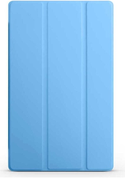 Lenovo M10 TB-X306F Gen.2 Uyumlu Zore Smart Cover Standlı 1-1 Kılıf, Mavi