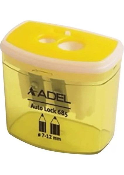685 Autolock Hazneli Çiftli Kalemtraş (685001)