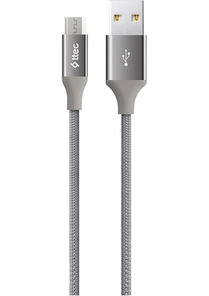 Alumicable Micro USB 120CM Şarj Kablosu - Uzay Grisi (2DK11UG)