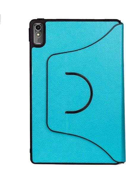 Lenovo Tab P11 11.5" (2.nesil) Zore Fest Dönebilen Standlı Kılıf, Turkuaz