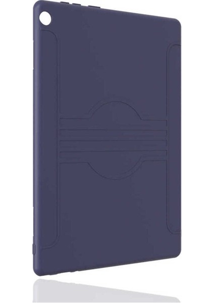 Lenovo M10 TB-X505F Uyumlu Kılıf Zore Beg Tablet Silikon, Lacivert
