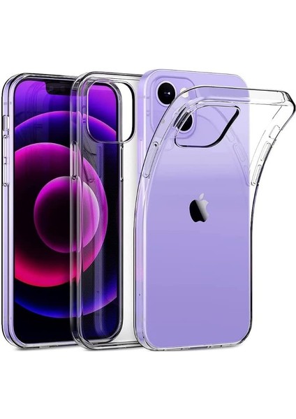 14 Plus Şeffaf Kılıf 14 Plus (6.7'') Şeffaf Silikon Kılıf, Transparent iPhone 14 Max Kılıfı