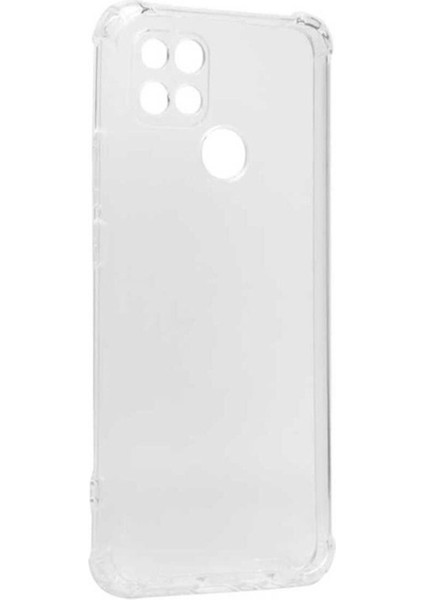 Oppo A15S Uyumlu Kılıf Zore Kamera Korumalı Nitro Anti Shock Silikon