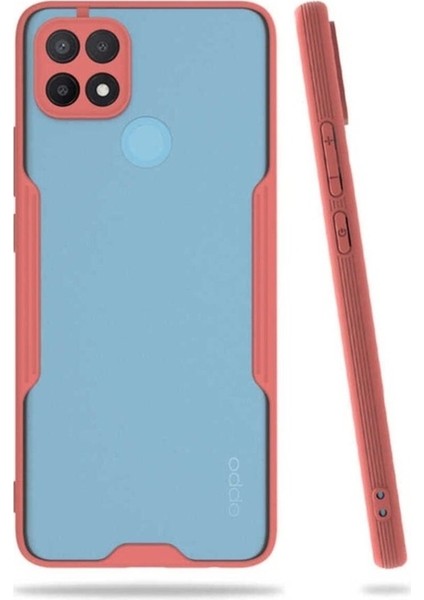 Oppo A15S Uyumlu Kılıf Zore Parfe Kapak, Pembe